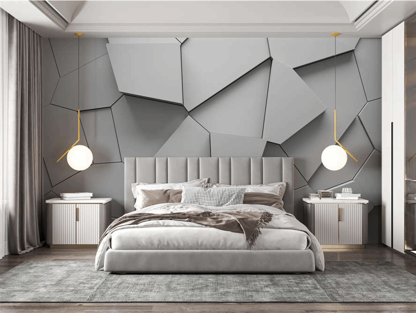 3-D Wall-Paper